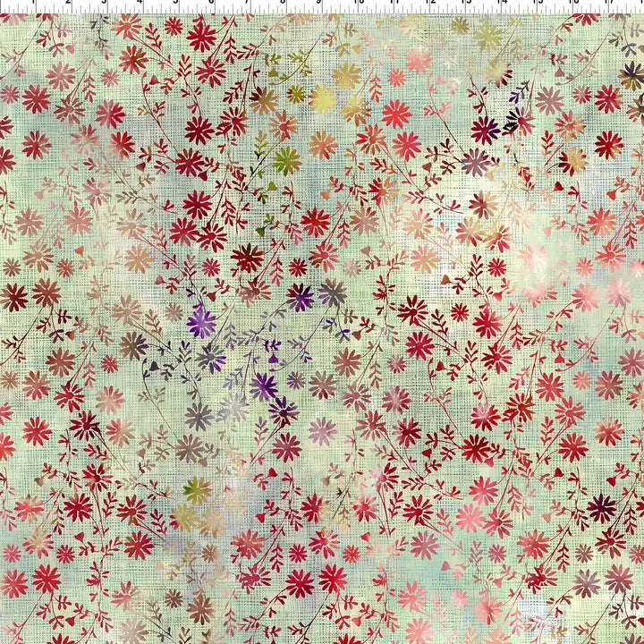 Shirting Weight Scattered Floral Cotton Print by the 1/2 yard