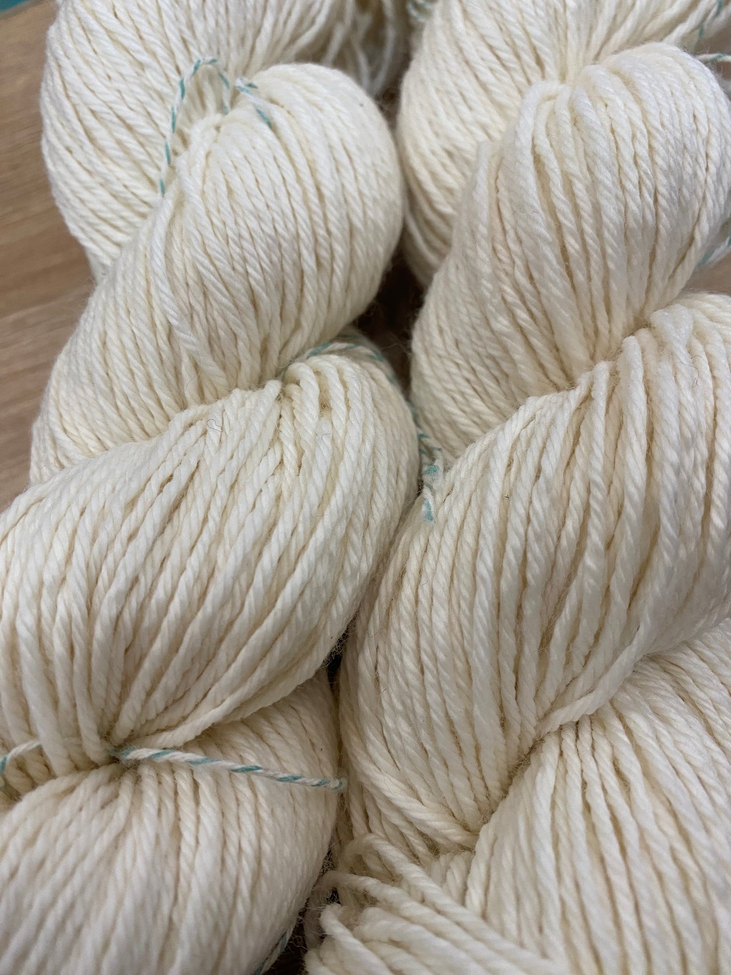 Undyed Worsted Weight Yarn - 100% GOTS Certified Washable Wool