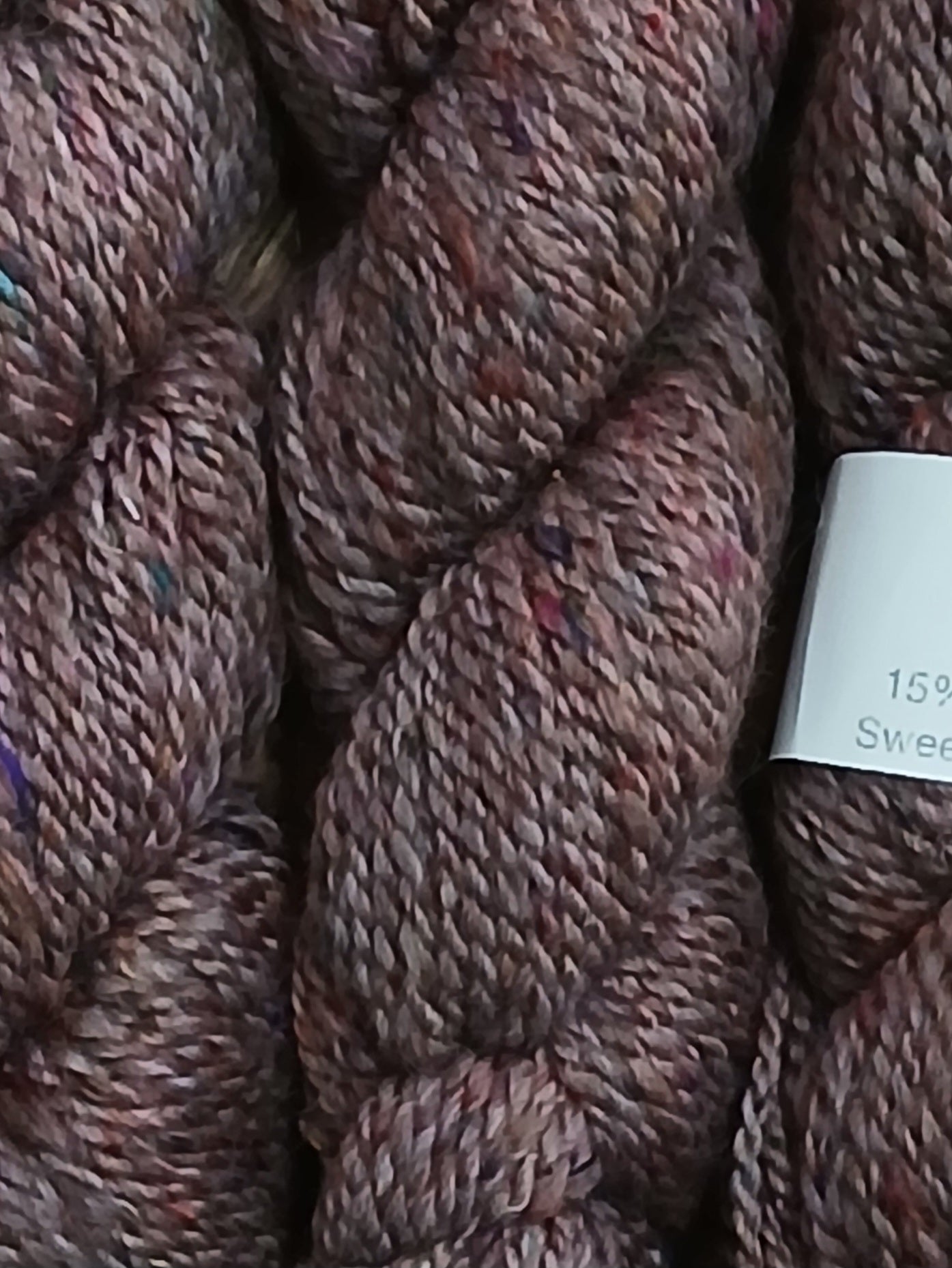 Shetland Yarn with Sari Silk - 4 oz - Pennsylvania
