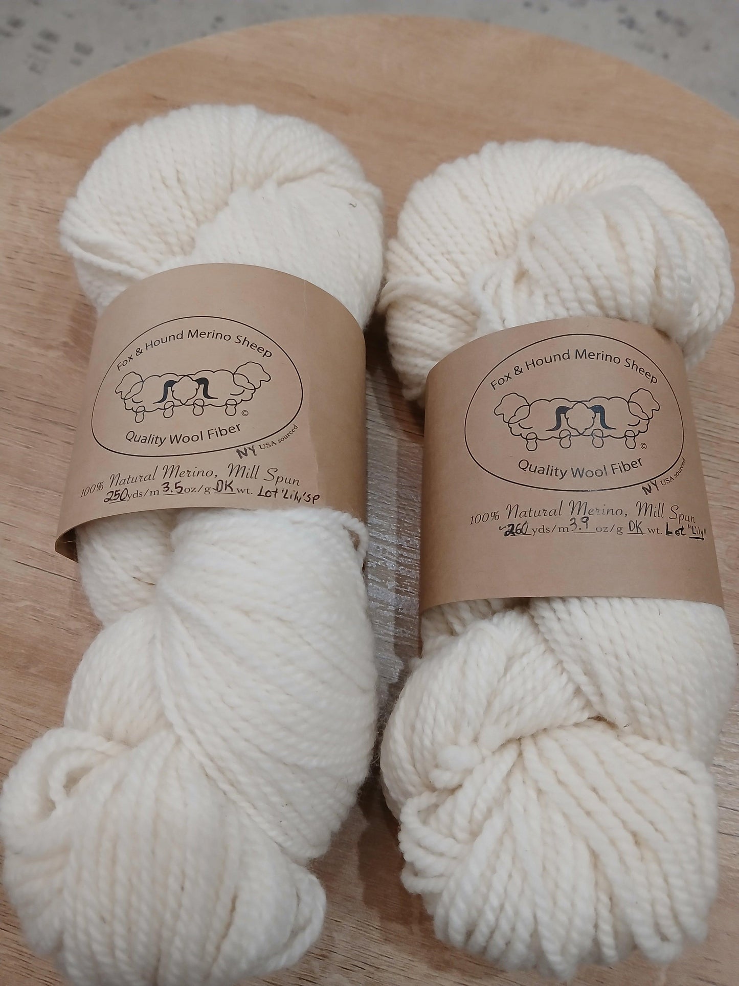 Natural + Dyed Merino Yarn (NY)