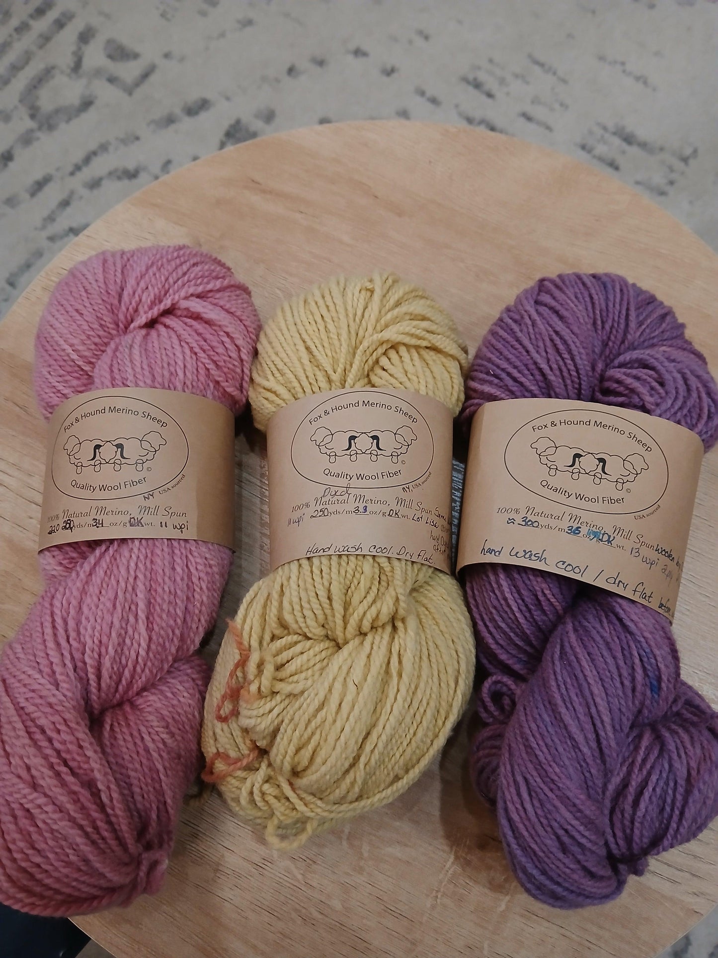 Natural + Dyed Merino Yarn (NY)