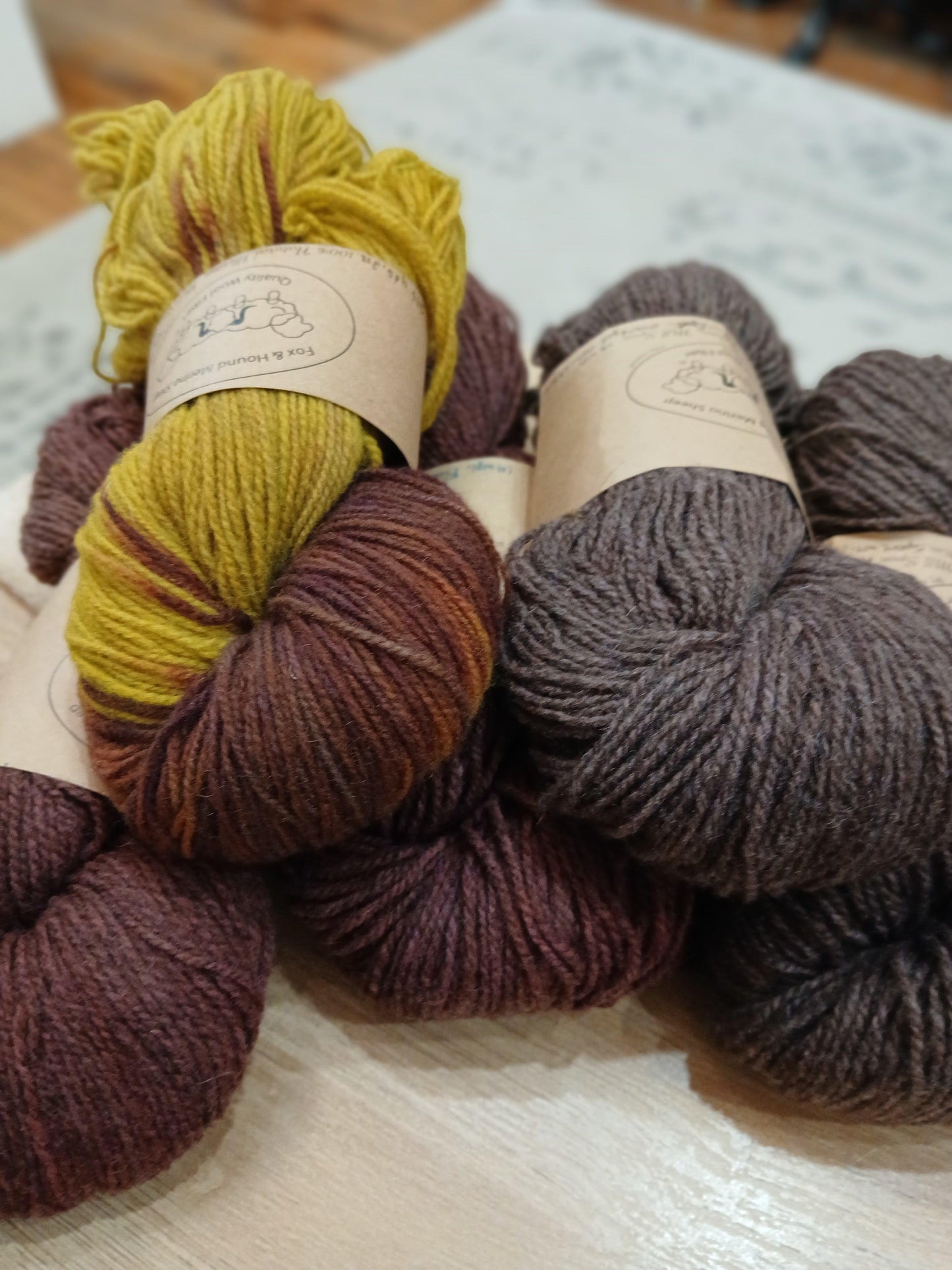 Natural + Dyed Merino Yarn (NY)