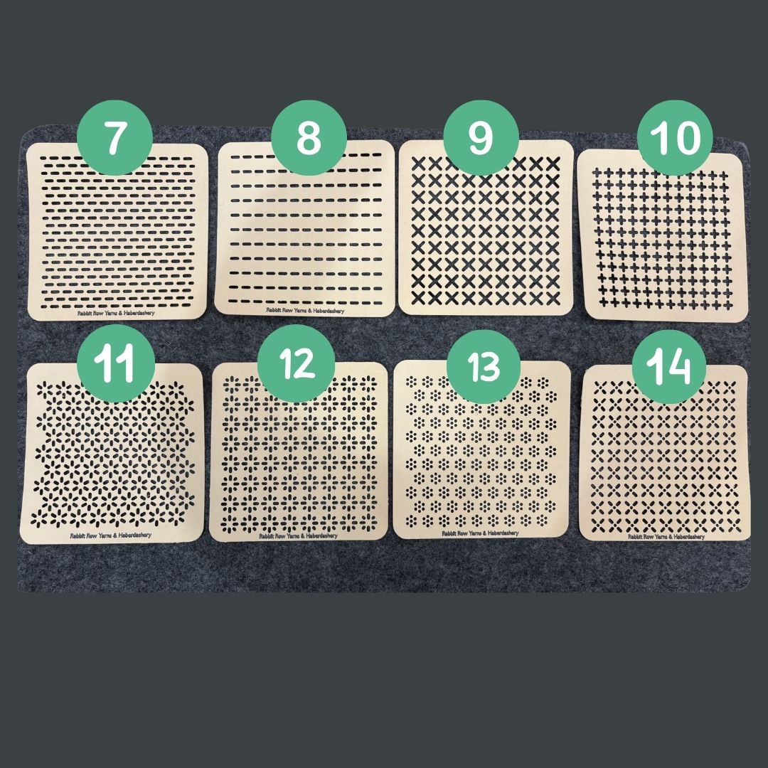 Sashiko Re-usable Stencils