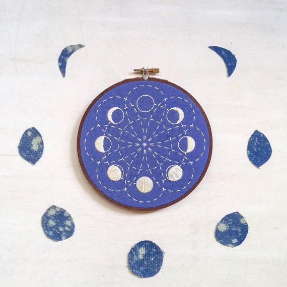 Embroidery Kits - Cozy Blue Handmade