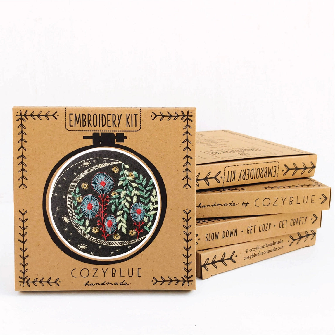 Embroidery Kits - Cozy Blue Handmade