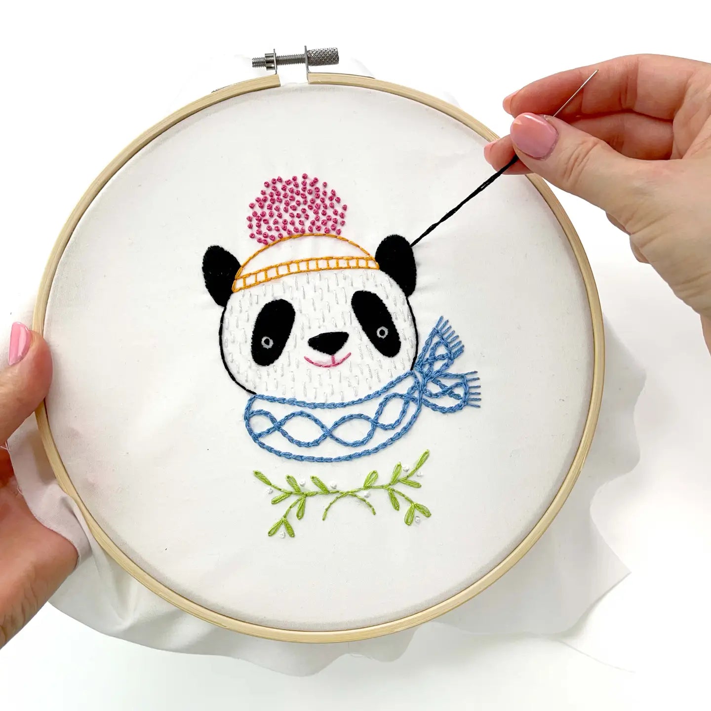 Embroidery Kits - Penguin & Fish