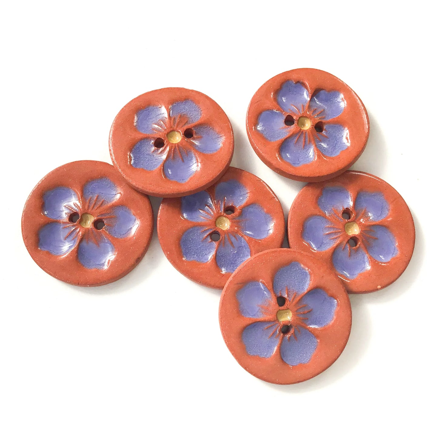 Hand Painted Clay or Porcelain Buttons
