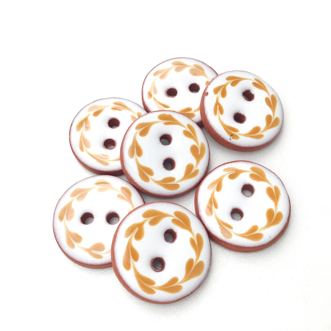 Hand Painted Clay or Porcelain Buttons