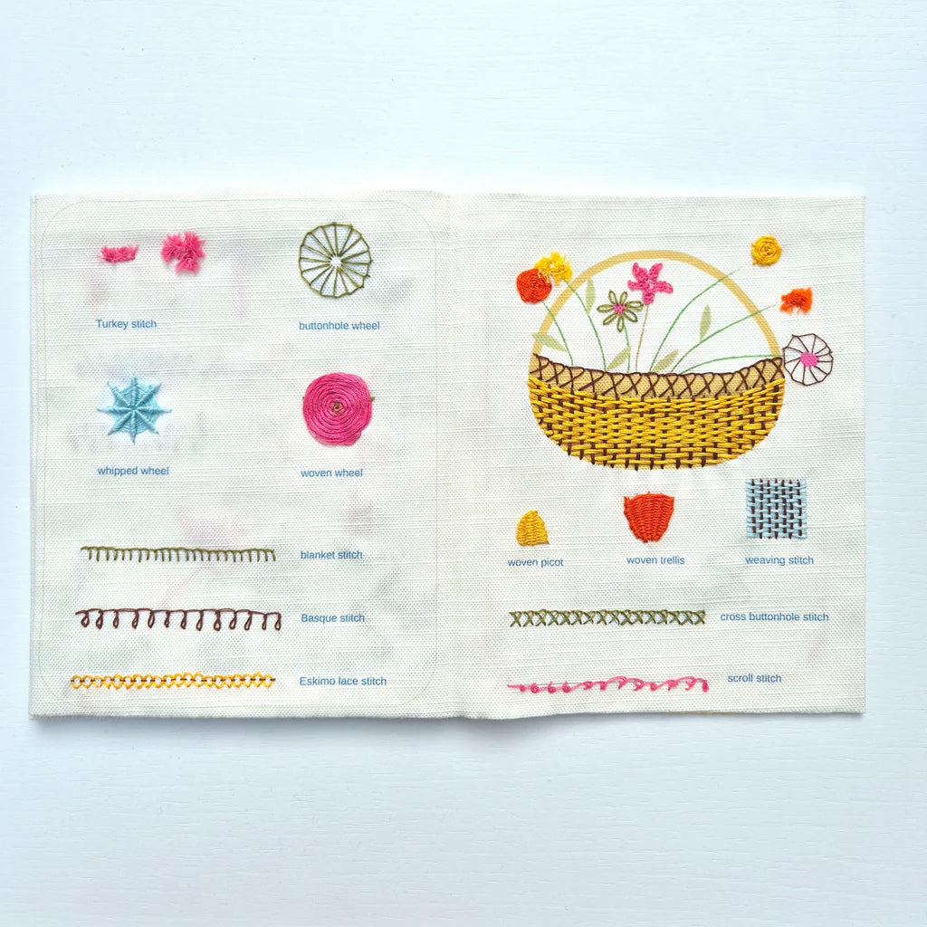 Mouse Embroidery Sampler Book - Corinne Lapierre