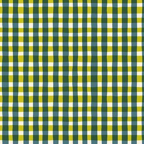 Egg and Friends Galaxy Tablecloth Blender Plaid Fabric by the 1/2 yard