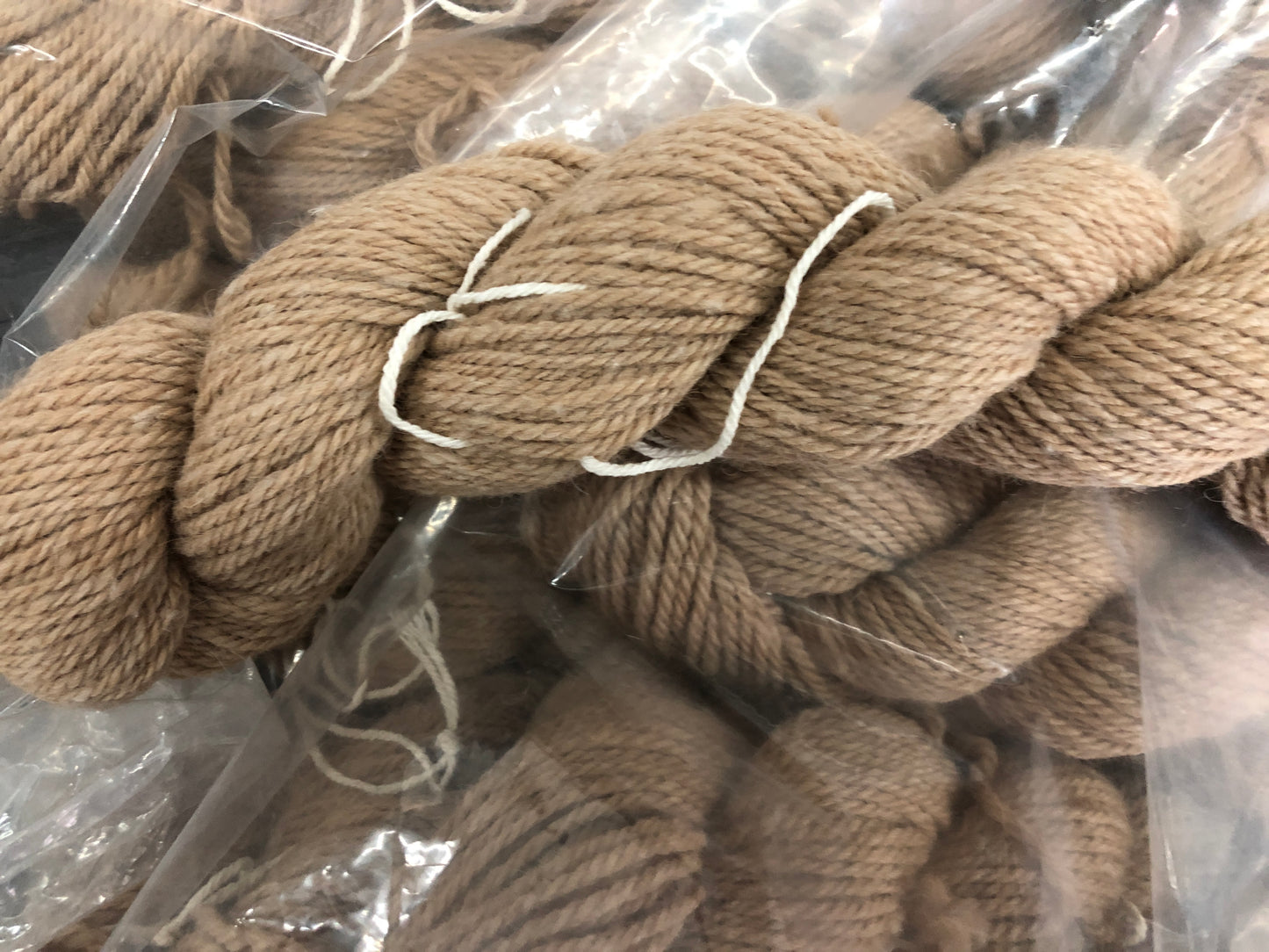 NYS Wool/Alpaca Blend - Undyed in Fawn in Heavy DK