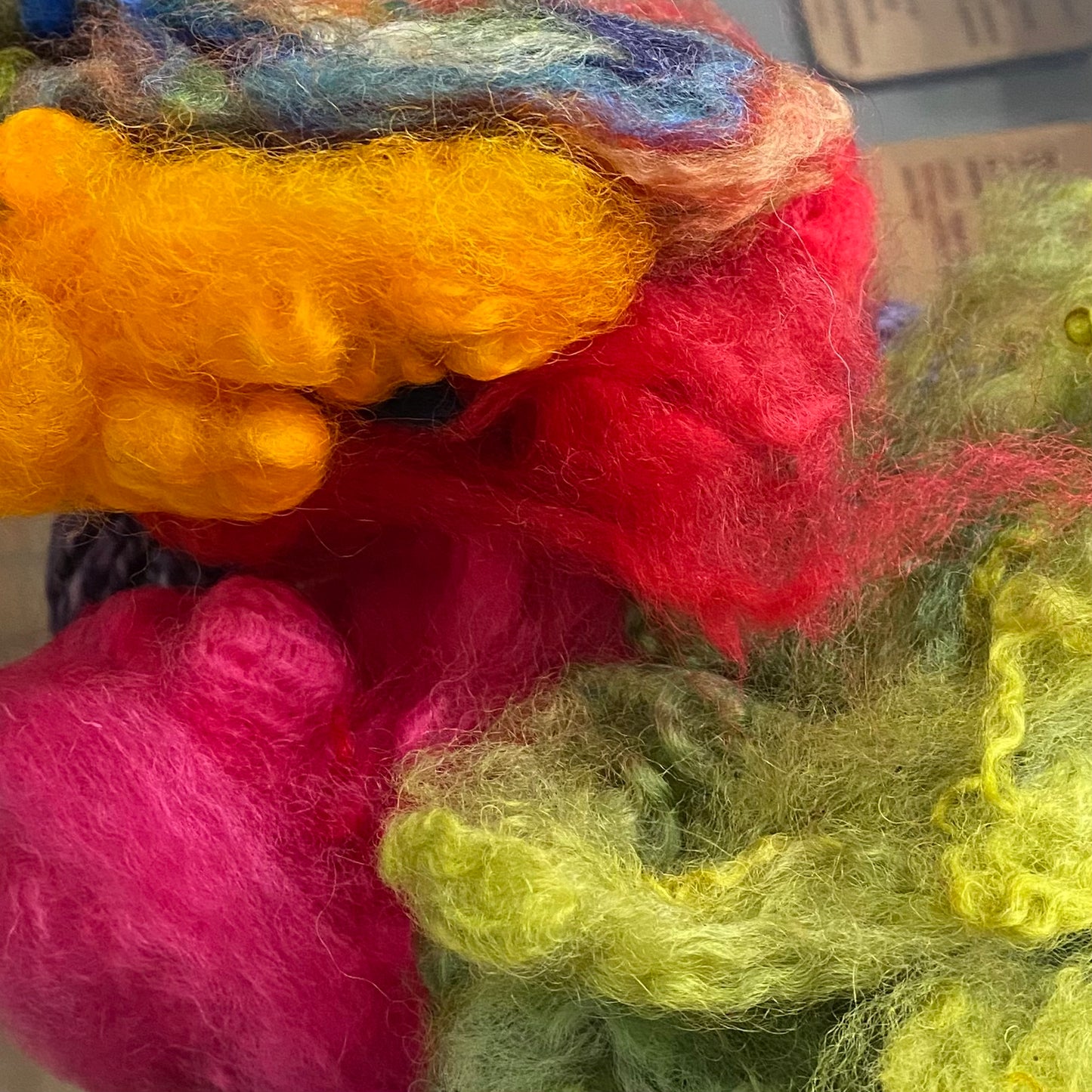 Dyed Locks and Wool Grab Bag