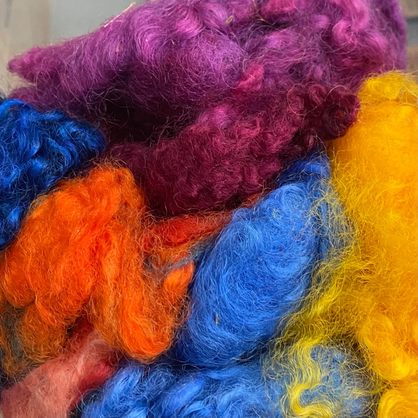 Dyed Locks and Wool Grab Bag