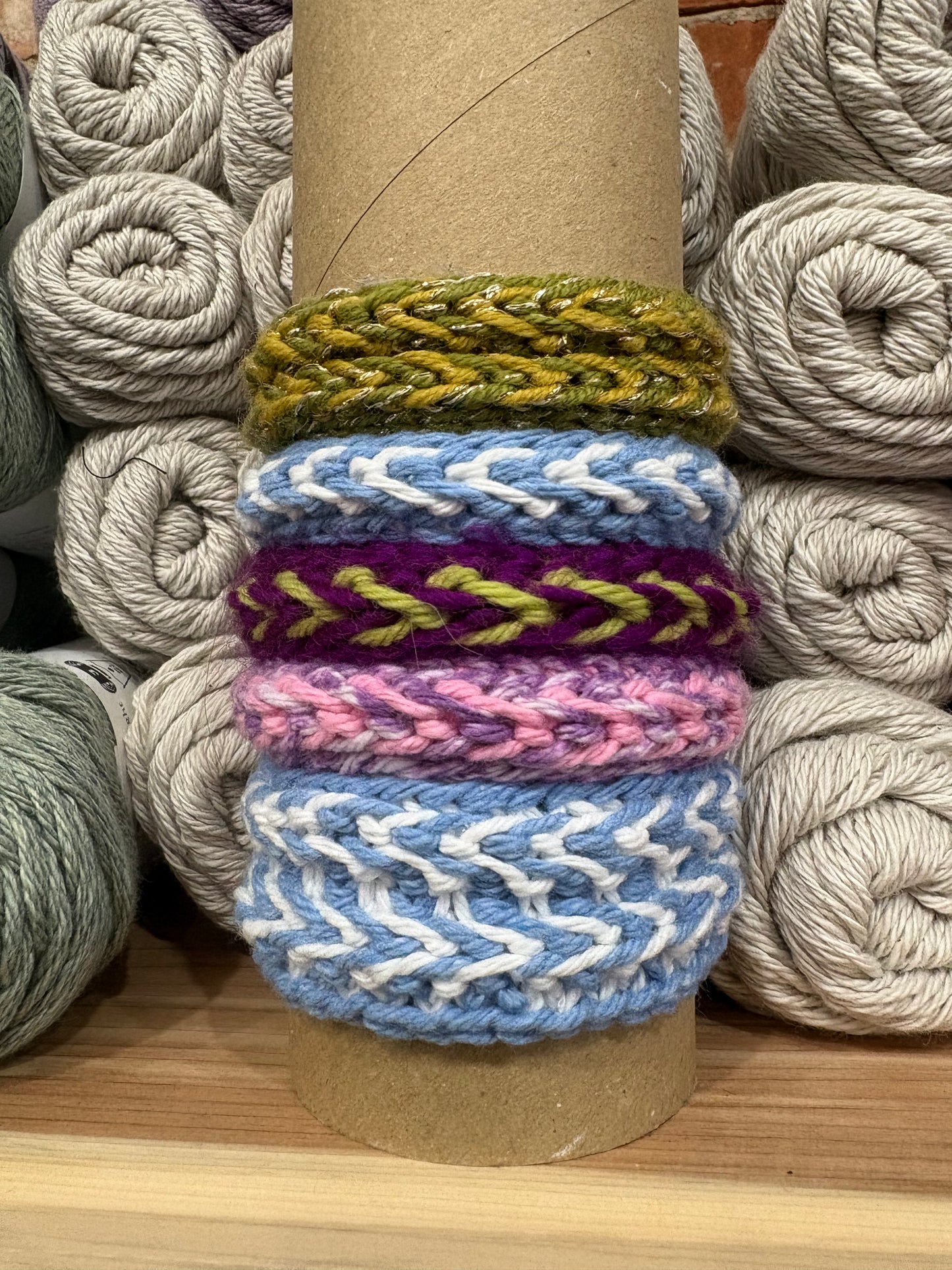 The Latvian Braid: A Knitted Bracelet Workshop with Deb Burger