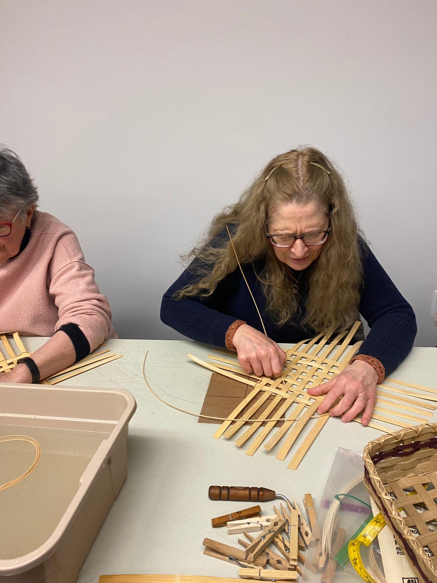 Beginner Basket Weaving Class - Napkin Basket - Oct 11, 2025