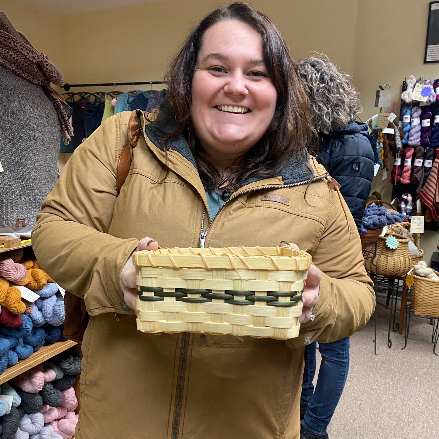 Beginner Basket Weaving Class - Napkin Basket - Oct 11, 2025