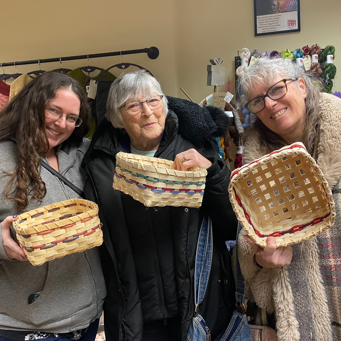 Beginner Basket Weaving Class - Napkin Basket - Oct 11, 2025