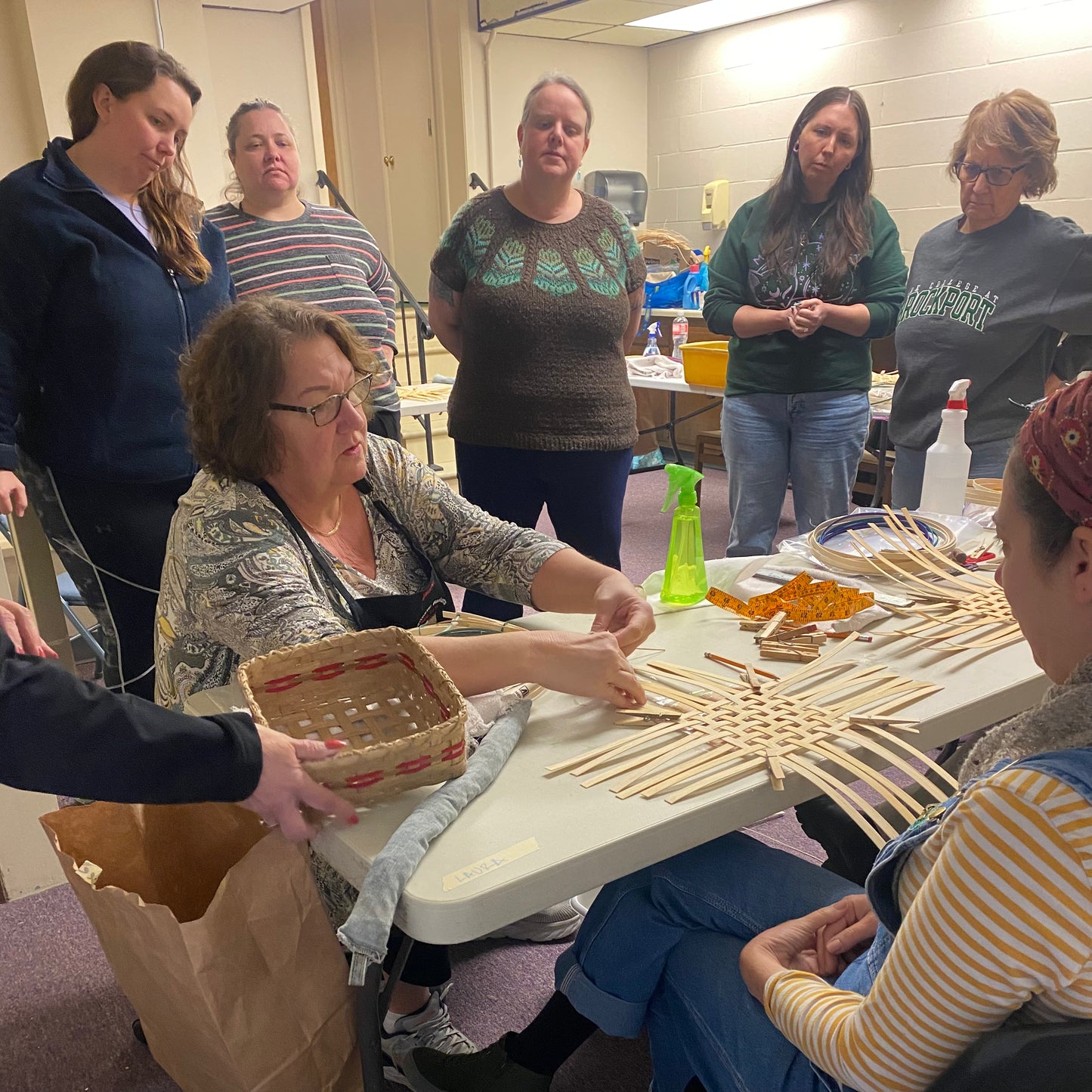 Beginner Basket Weaving Class - Napkin Basket - Oct 11, 2025