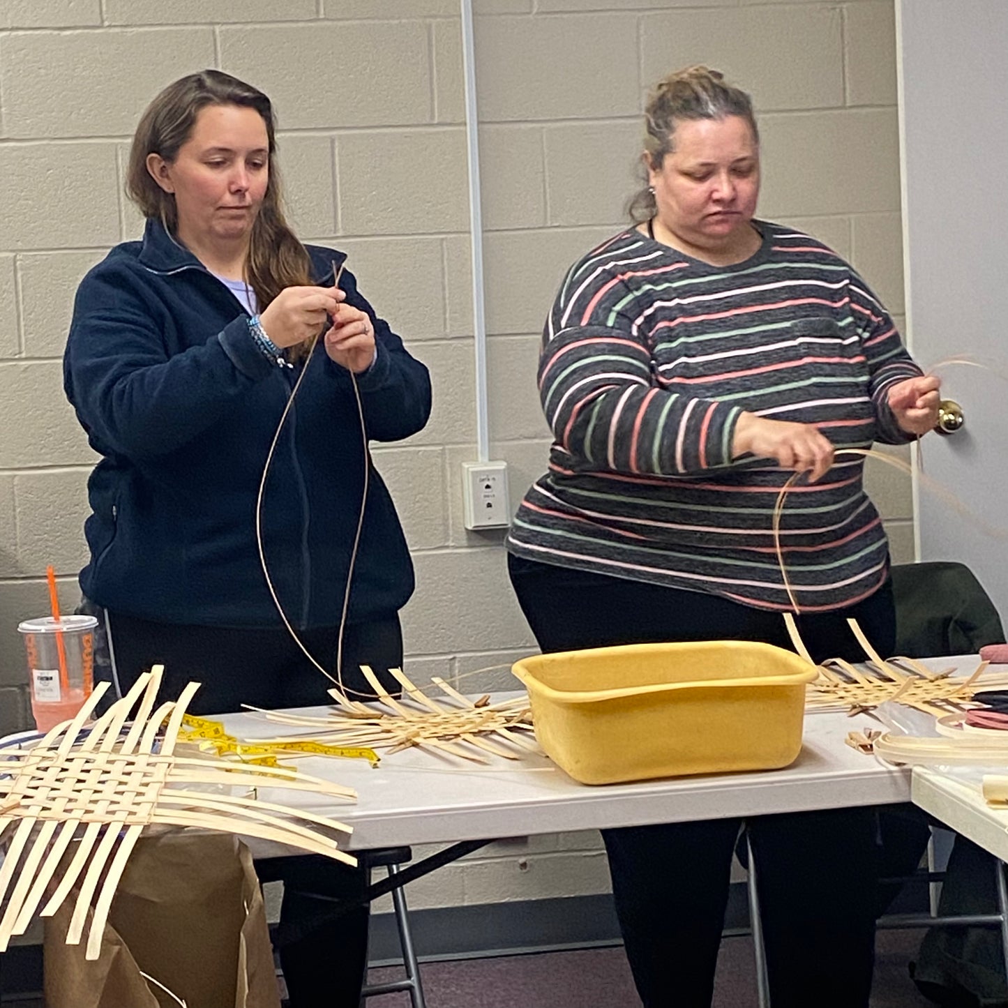 Beginner Basket Weaving Class - Napkin Basket - Oct 11, 2025