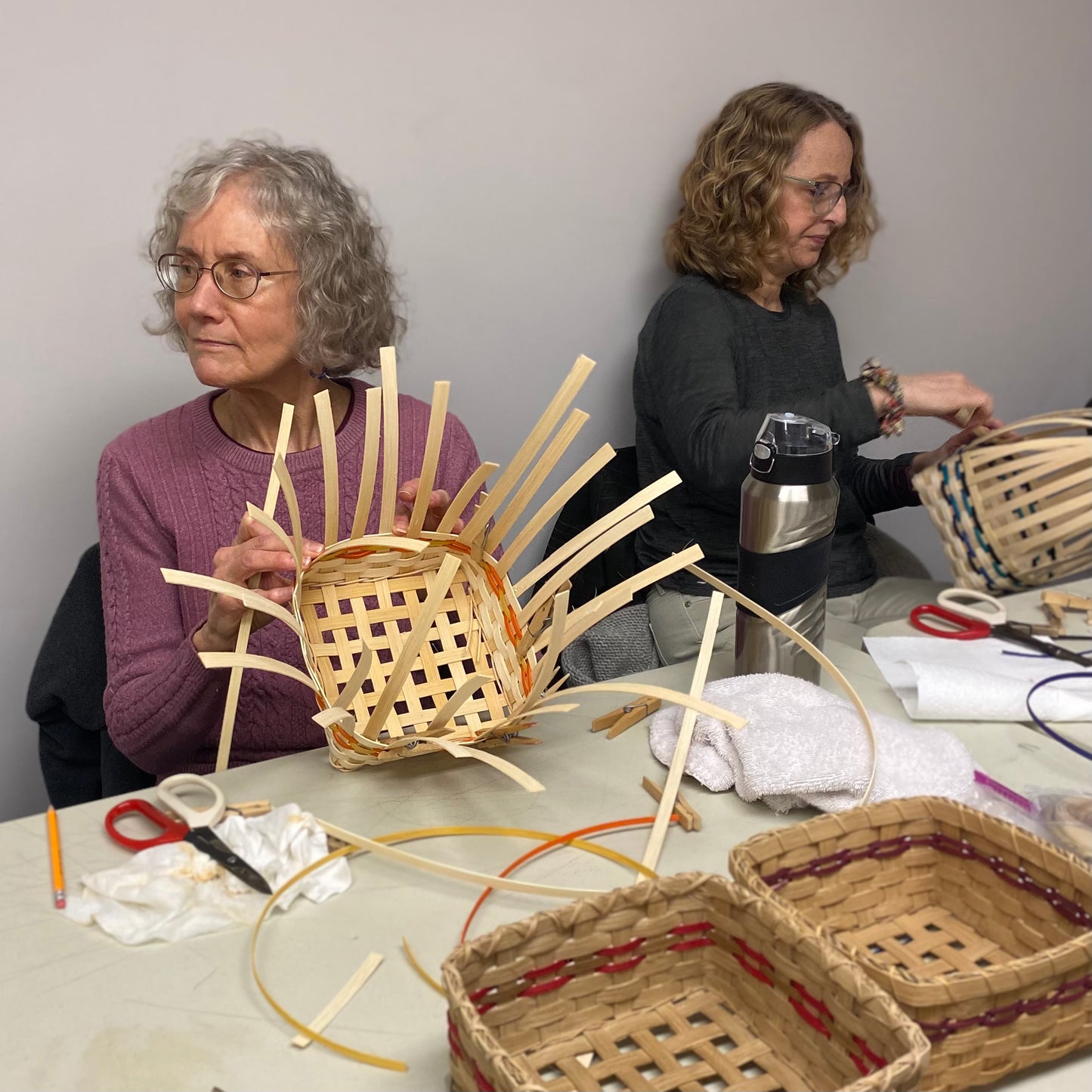 Beginner Basket Weaving Class - Napkin Basket - Oct 11, 2025