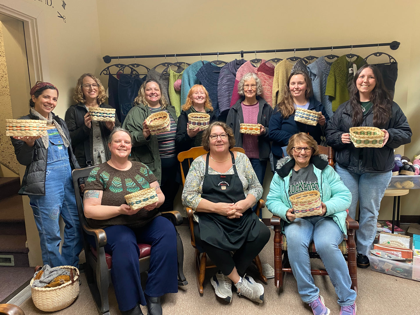 Beginner Basket Weaving Class - Napkin Basket - Oct 11, 2025