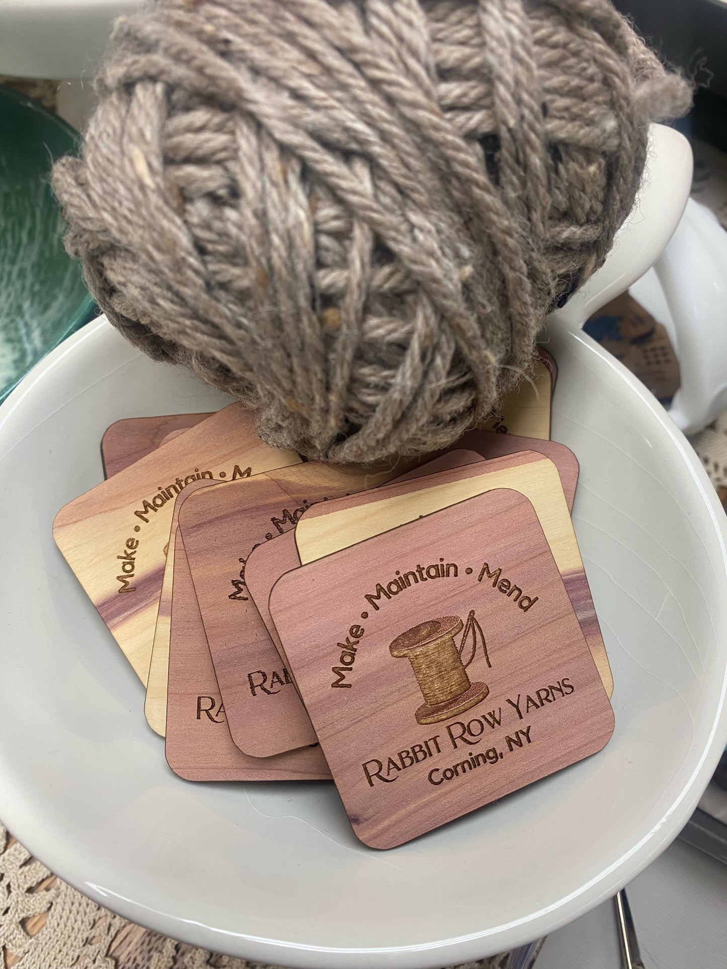 Aromatic Cedar - moth repellant - Tiles or Bobbins