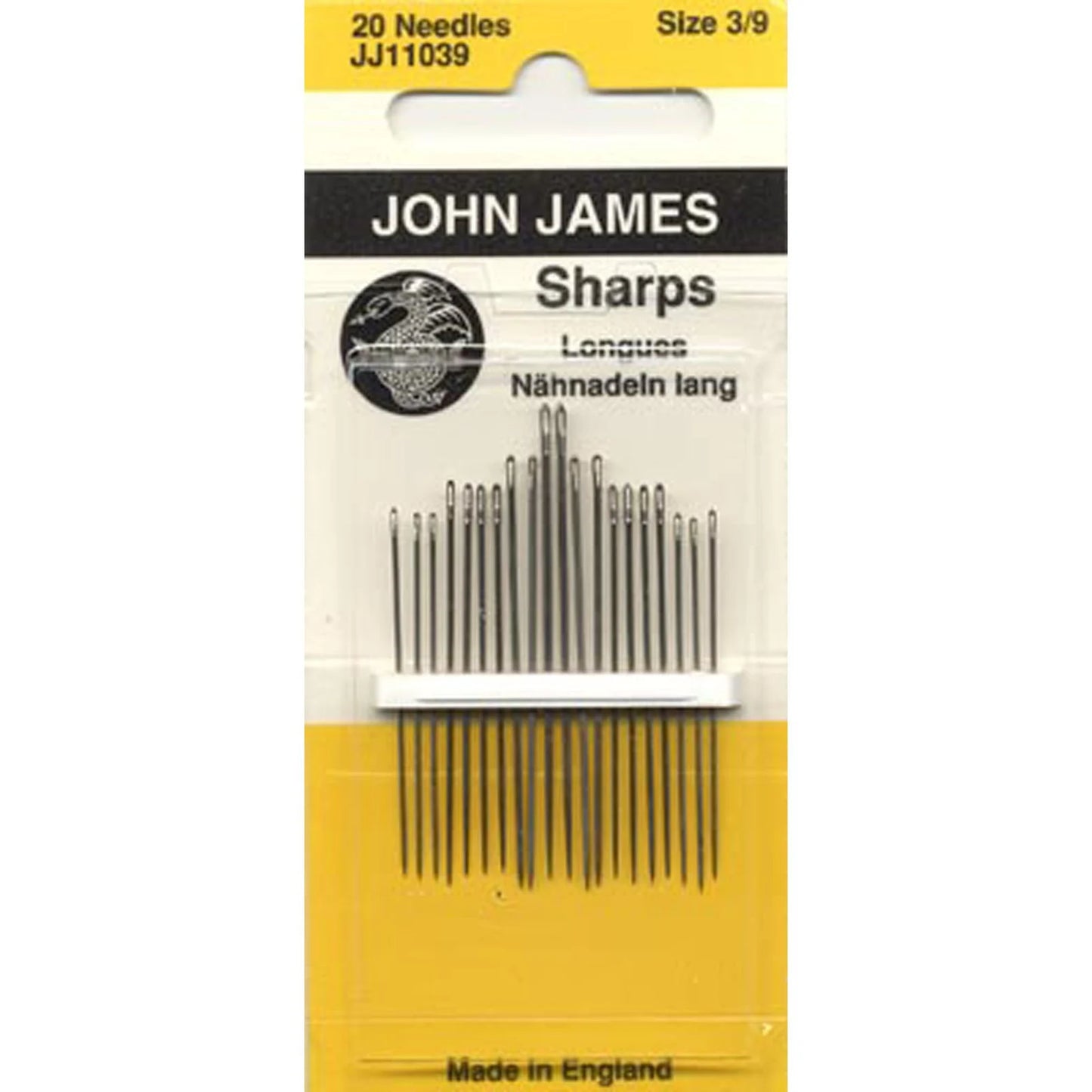 Hand-Sewing Needles - Everyday, Embroidery, Chenille, Sharps