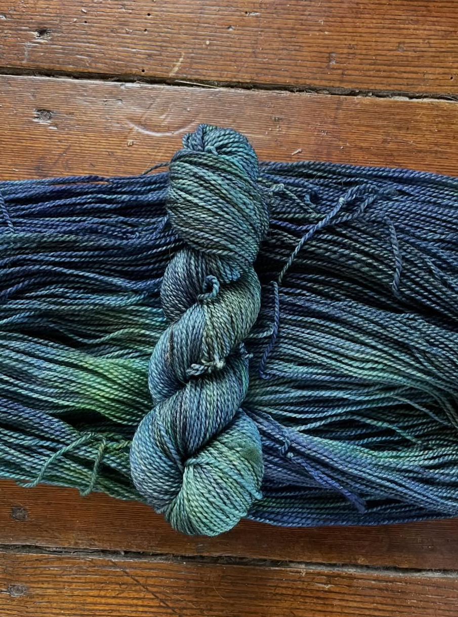 Kayak - Small Batch Hand dyed Fingering/Sock Yarn (NY)