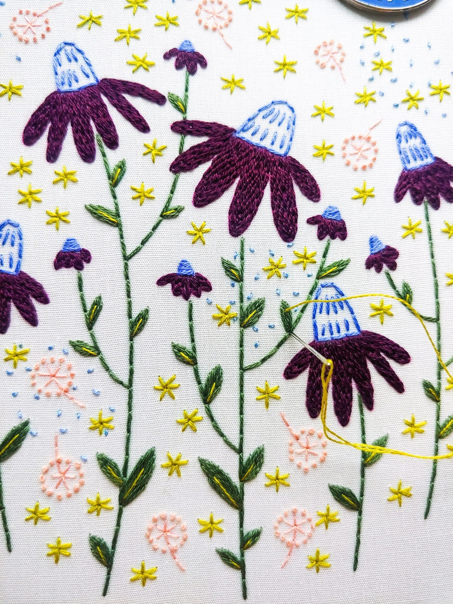 Embroidery Kits - Cozy Blue Handmade