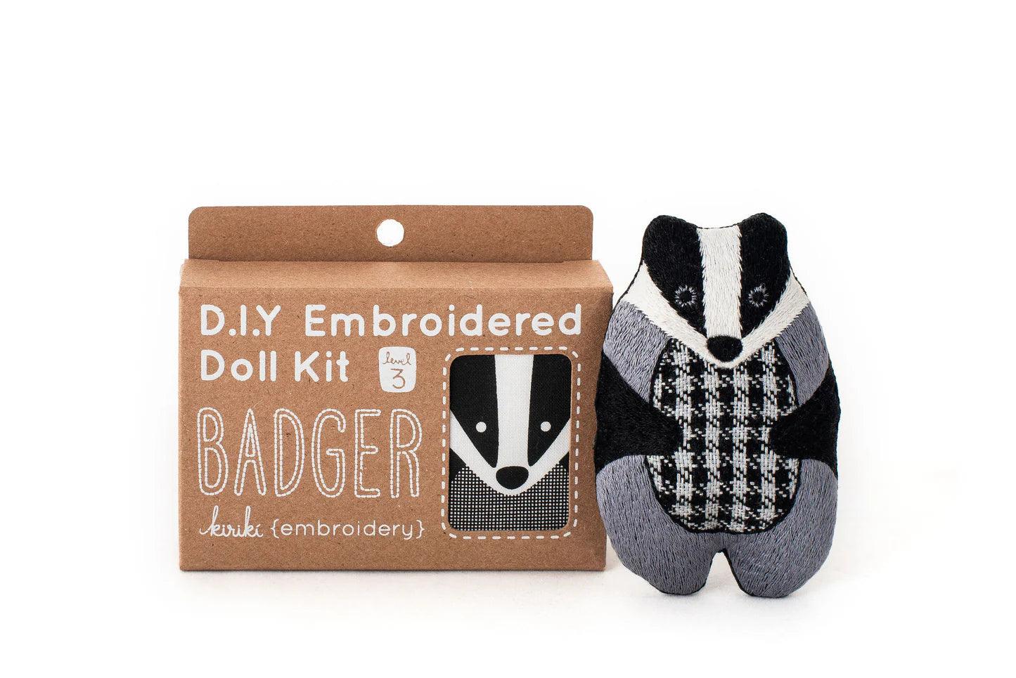 DIY Embroidered Doll Kit