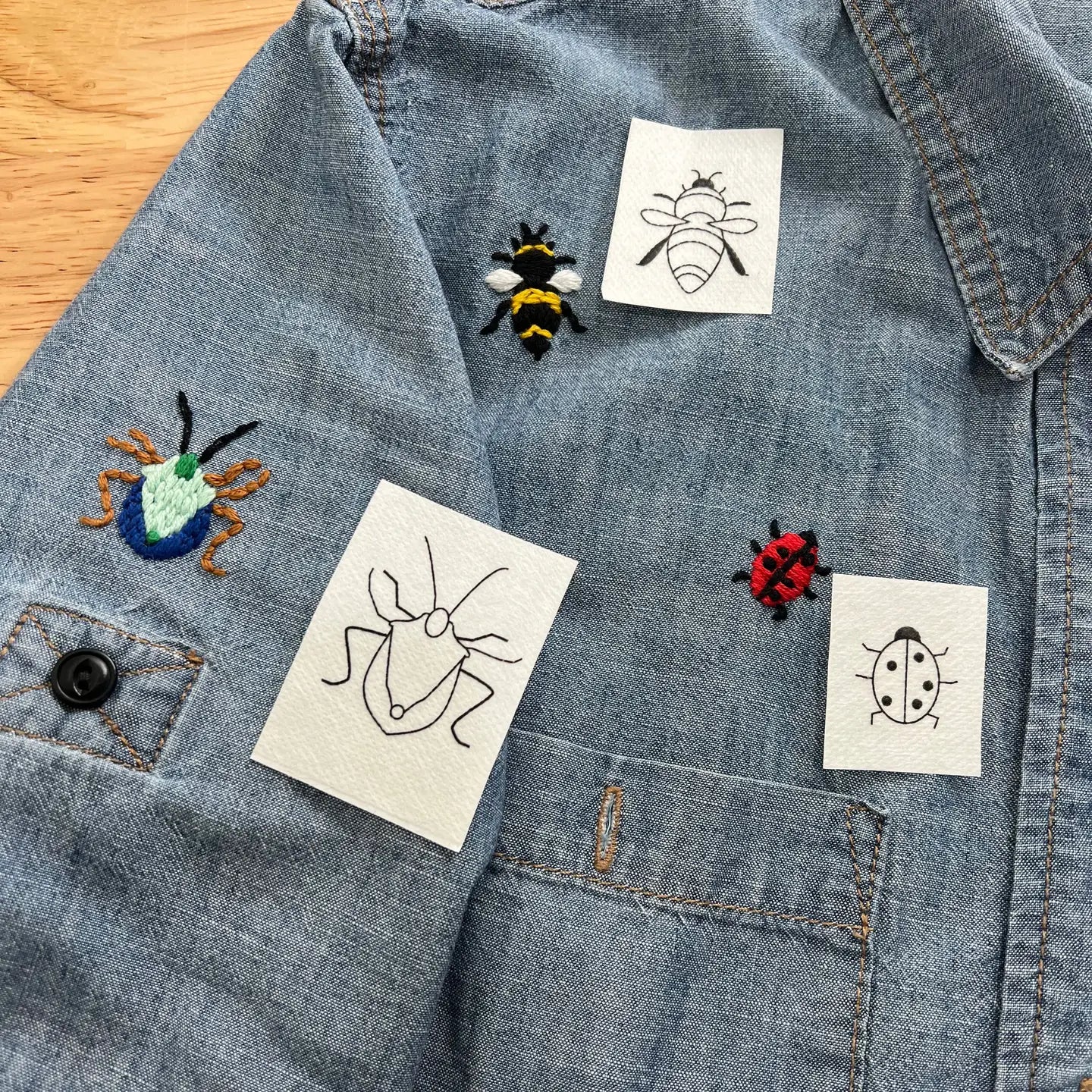 Washable Mending Transfers: Sashiko & Embroidery Patterns for Visible Mending