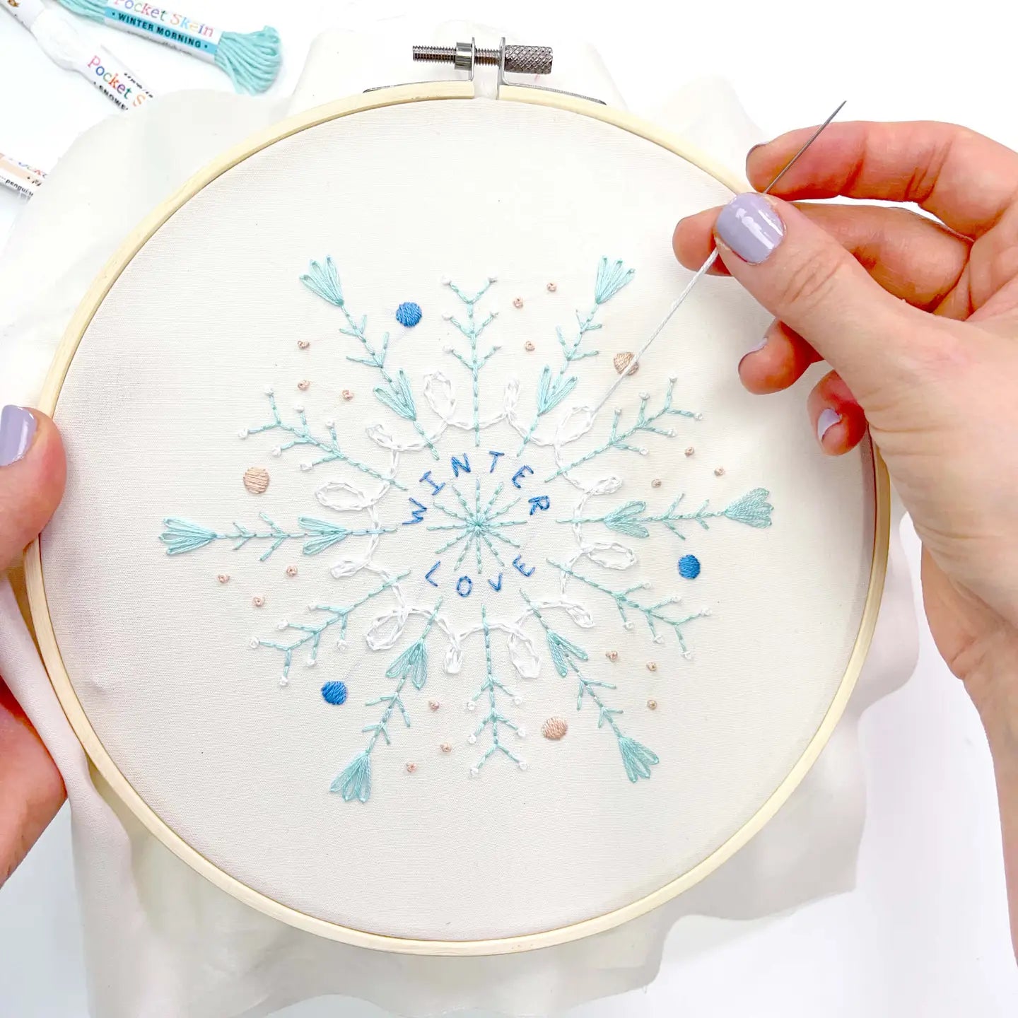 Embroidery Kits - Penguin & Fish
