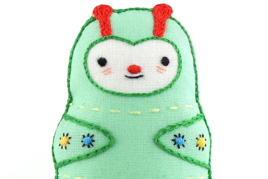 DIY Embroidered Doll Kit