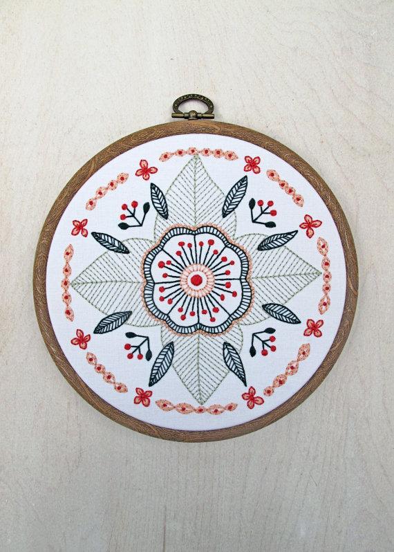 Embroidery Kits - Cozy Blue Handmade