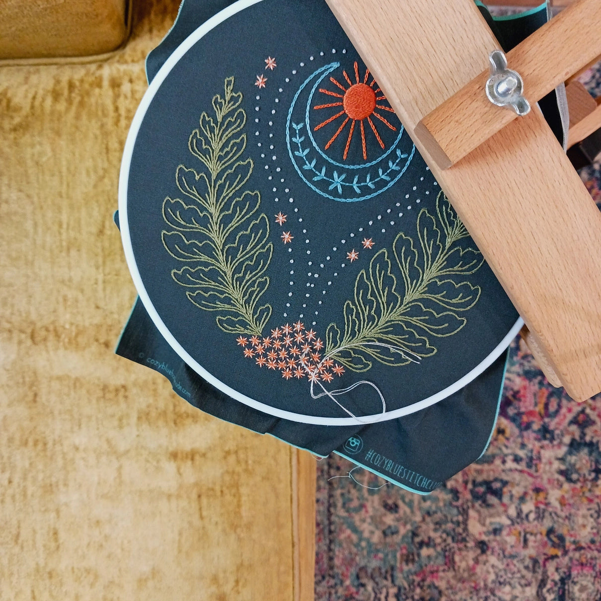 Embroidery Kits - Cozy Blue Handmade