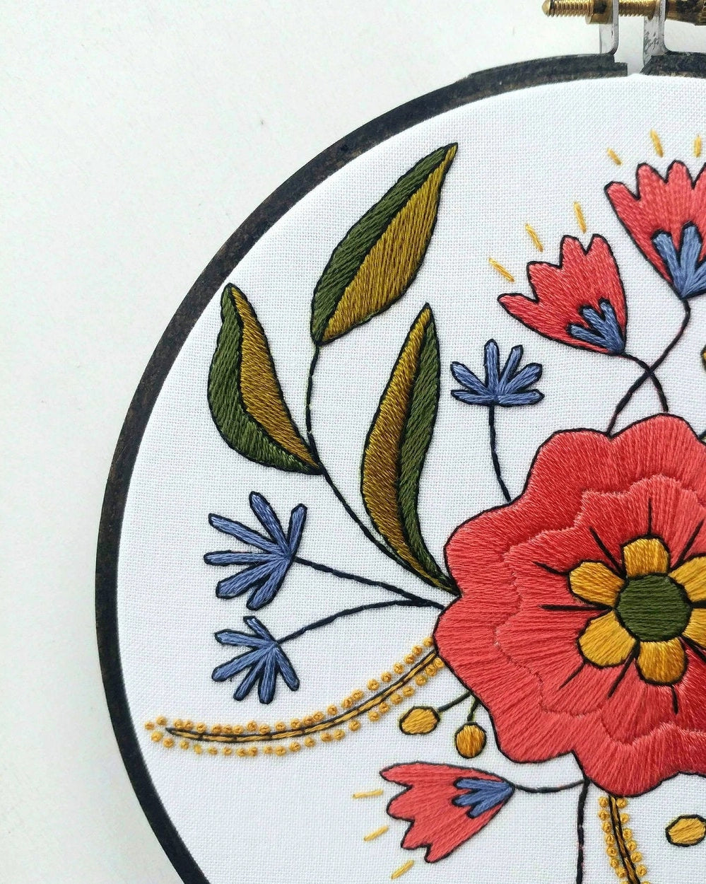Embroidery Kits - Cozy Blue Handmade
