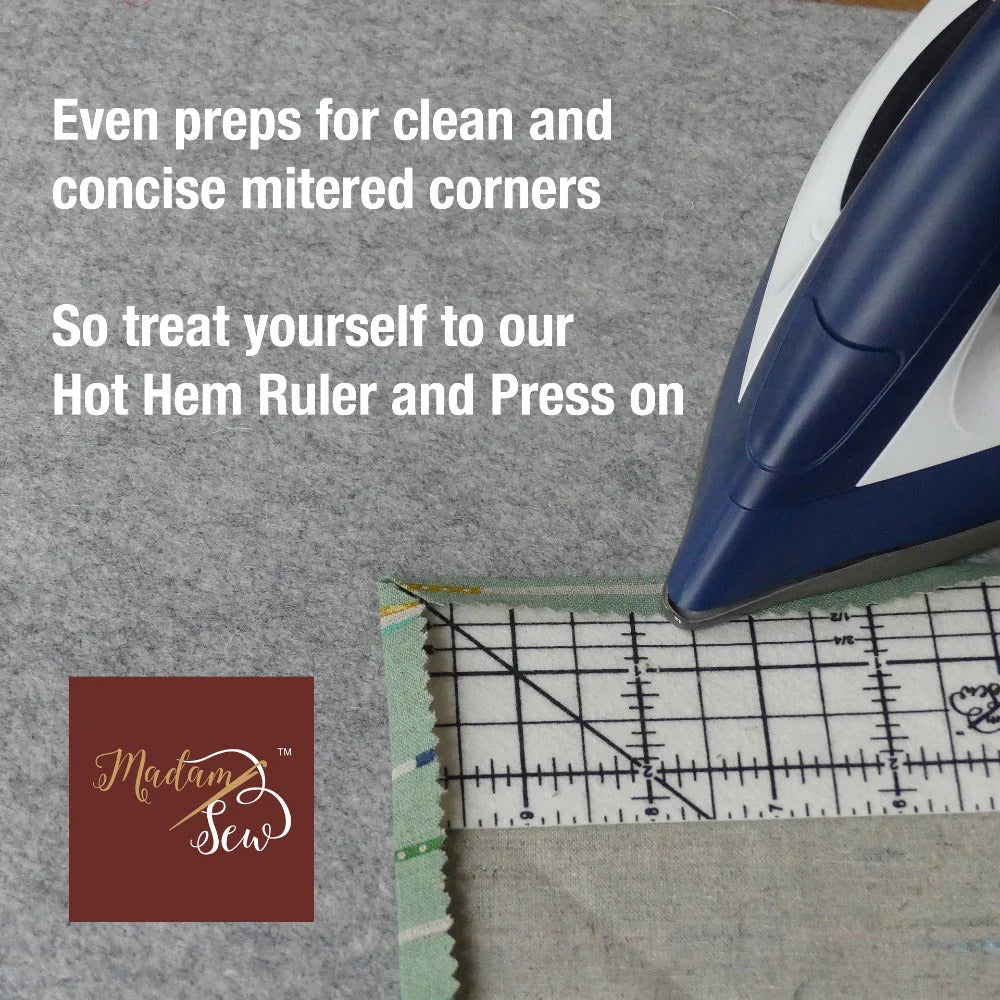 Hot Hem Ruler - More than just an ironing tool!