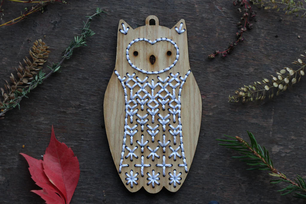 DIY Stitched Oak Ornament Kits