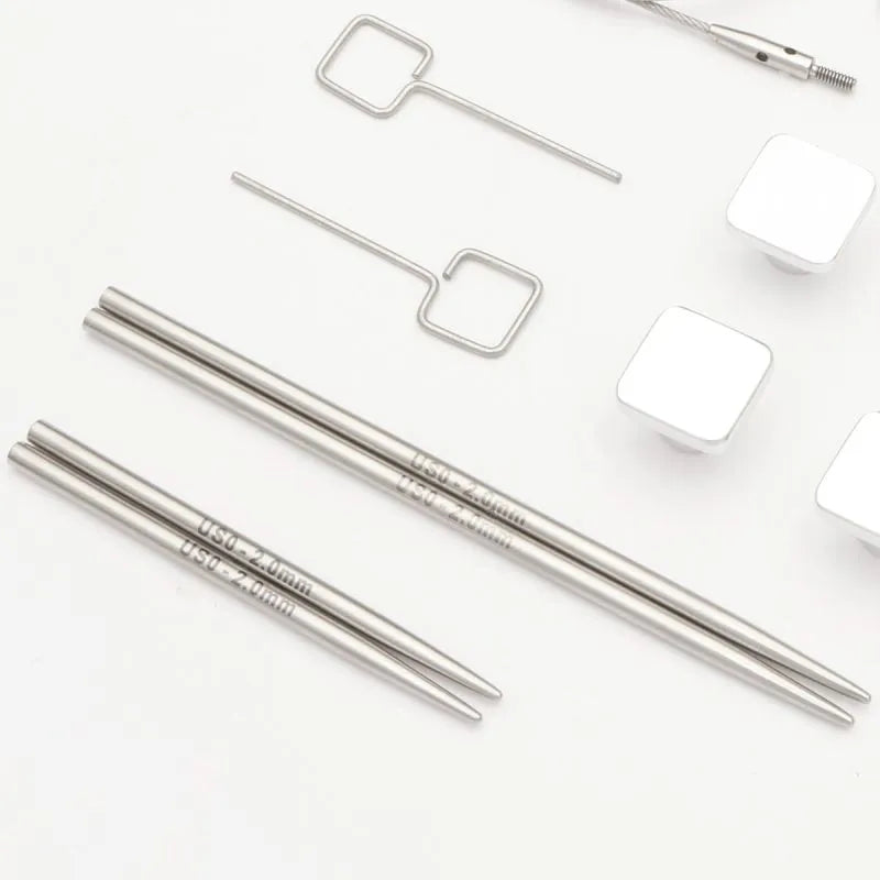 KnitPro Stelo Petite Combo 2" & 3" Interchangeable Needle Tips Set