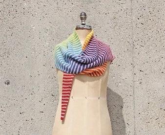 Danish Triangle Shawl Kit - Yarn + Pattern