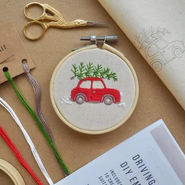 Mini Holiday Embroidery Kits