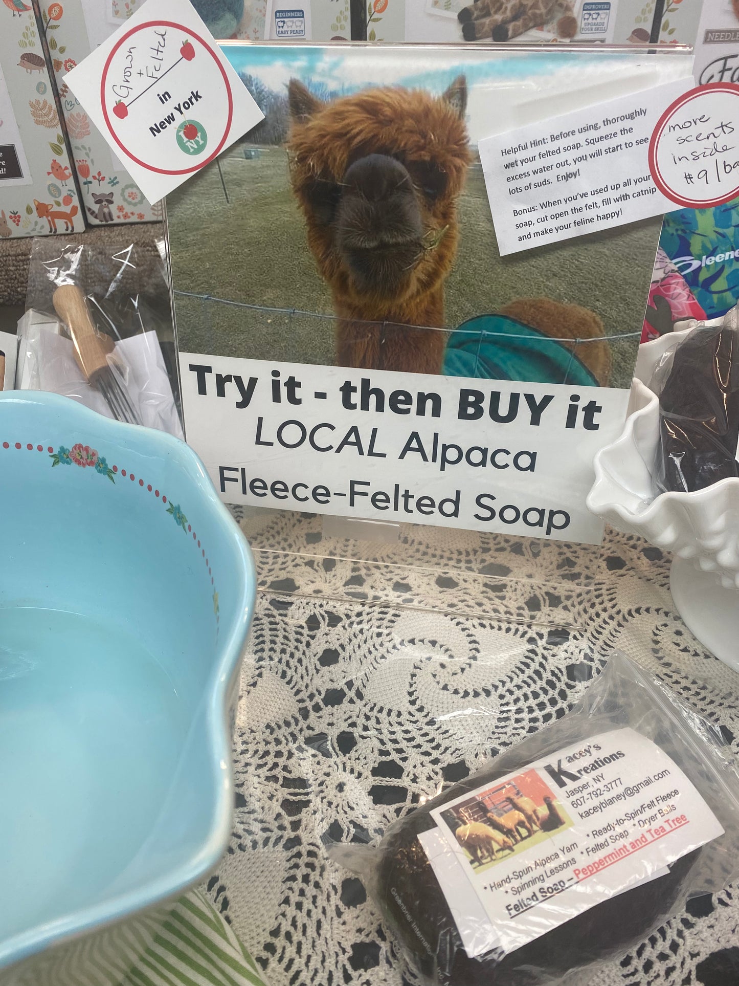 Alpaca Felted Soap (NY)