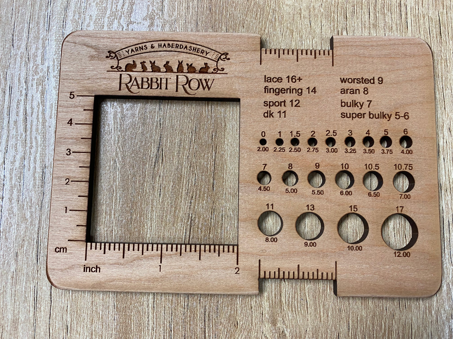 Rabbit Row Needle, Gauge, WPI All-in-One Tool