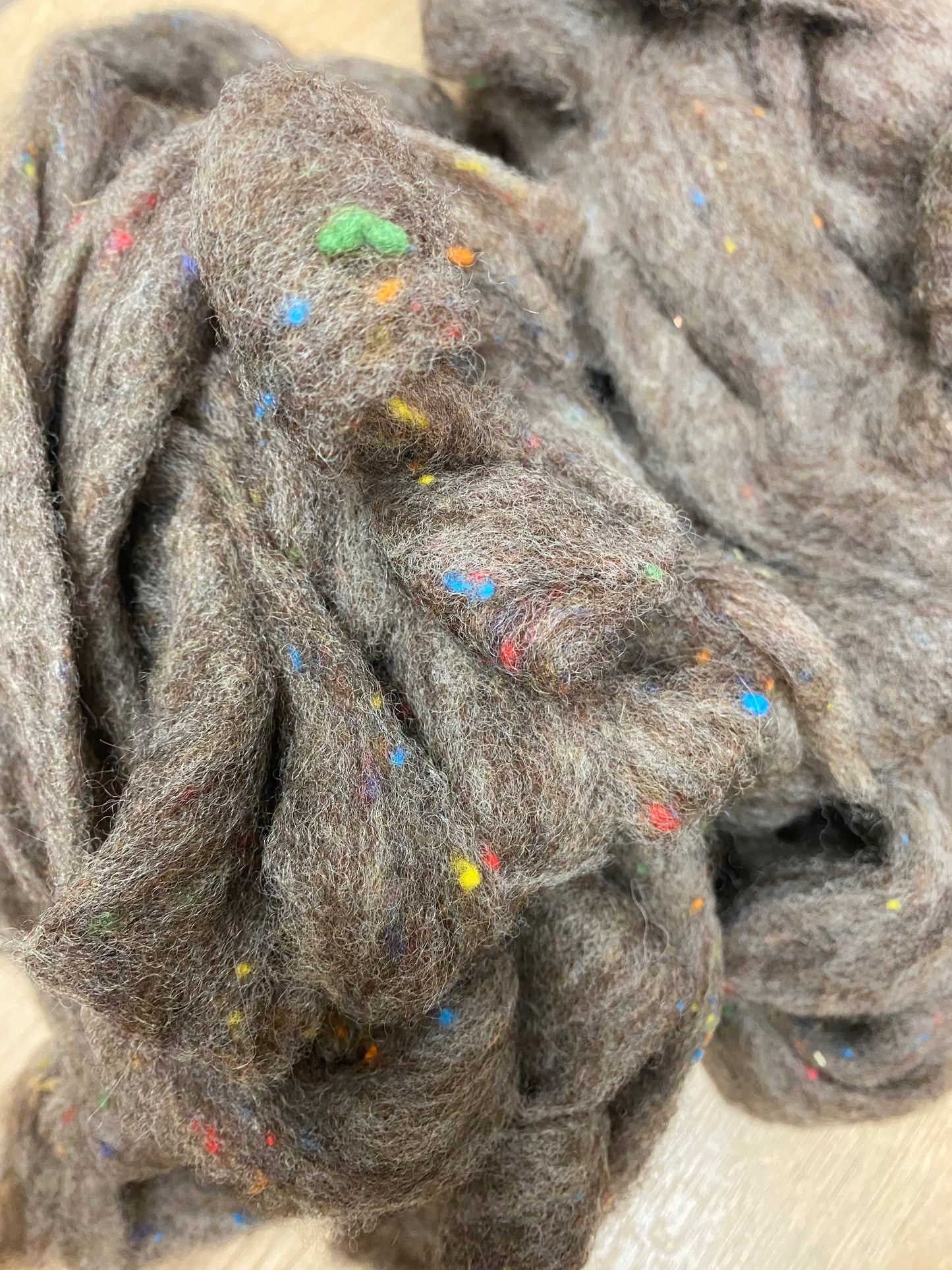 Border Leicester/Merino/Sari Silk Roving - 4 oz- Pennsylvania