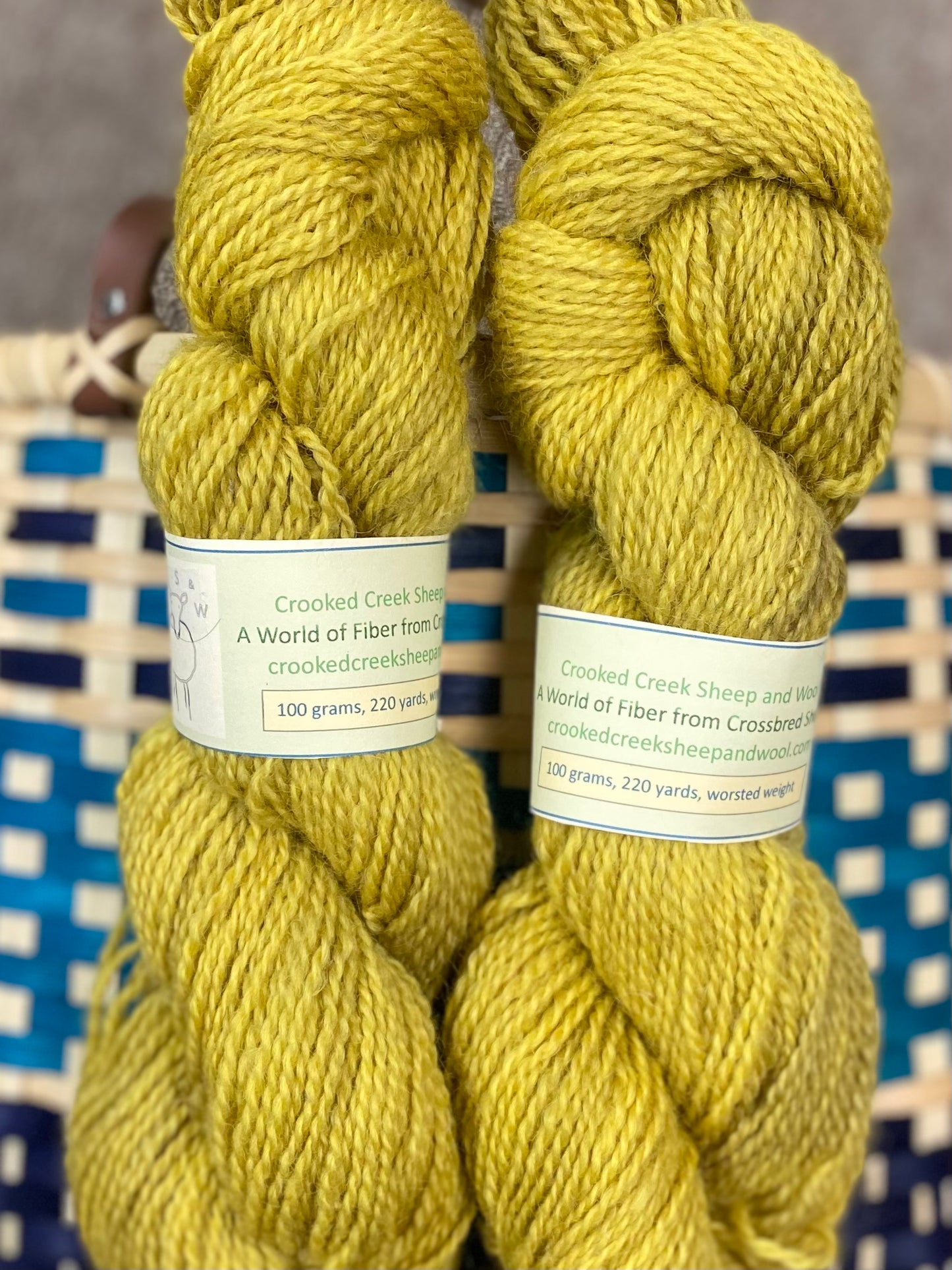 Crossbreed Mill Spun Hand Dyed Yarn - (NY)