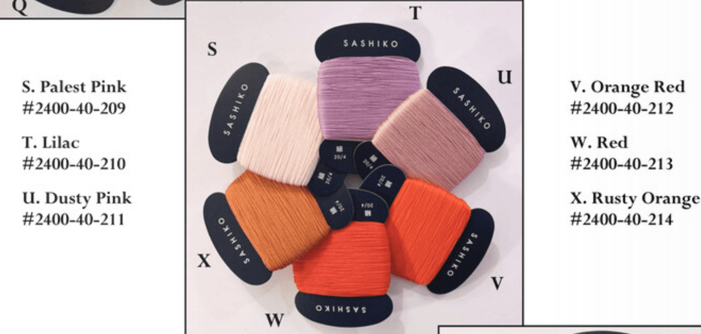 Sashiko 100% Cotton Thread, 40m