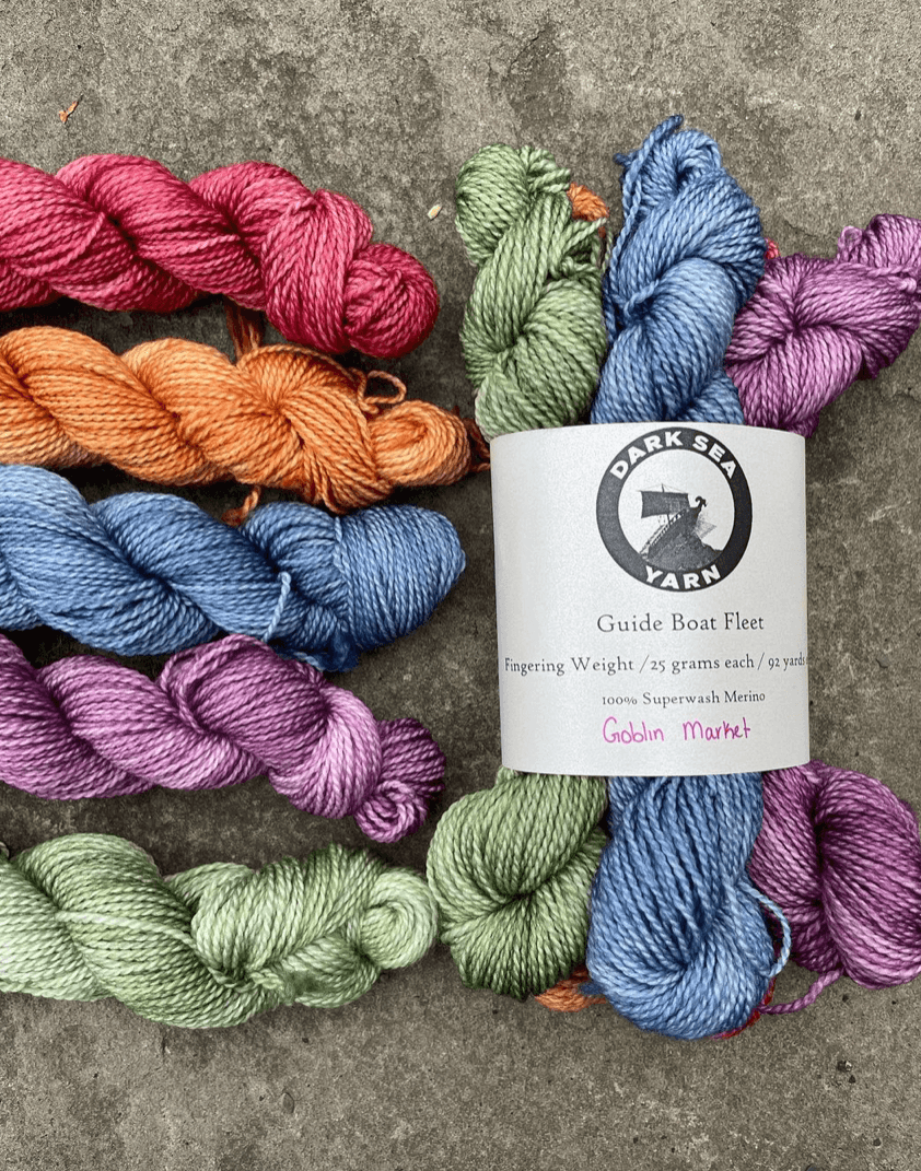 Newton's Cradle Kit - Small Batch Hand-dyed Yarn + Pattern (NY)