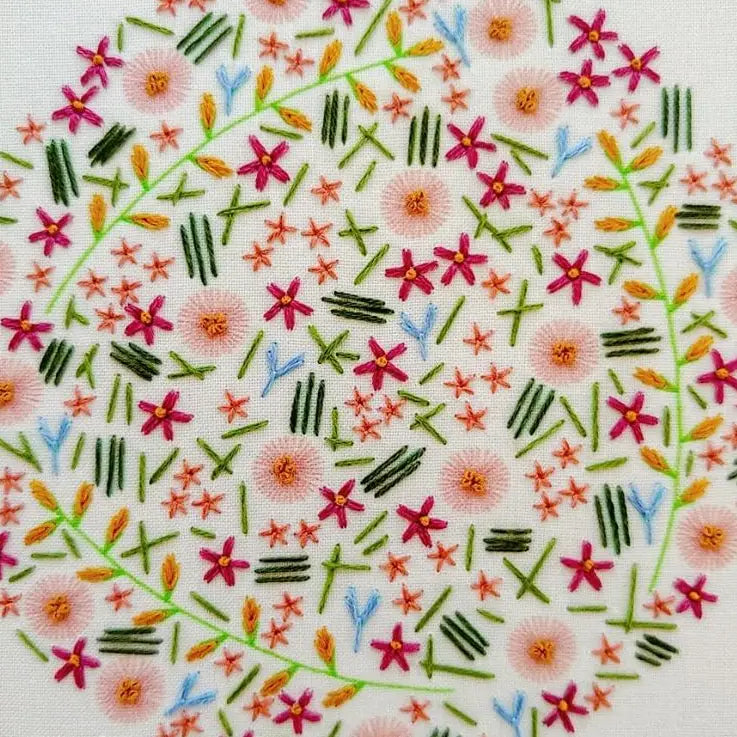 Embroidery Kits - Cozy Blue Handmade