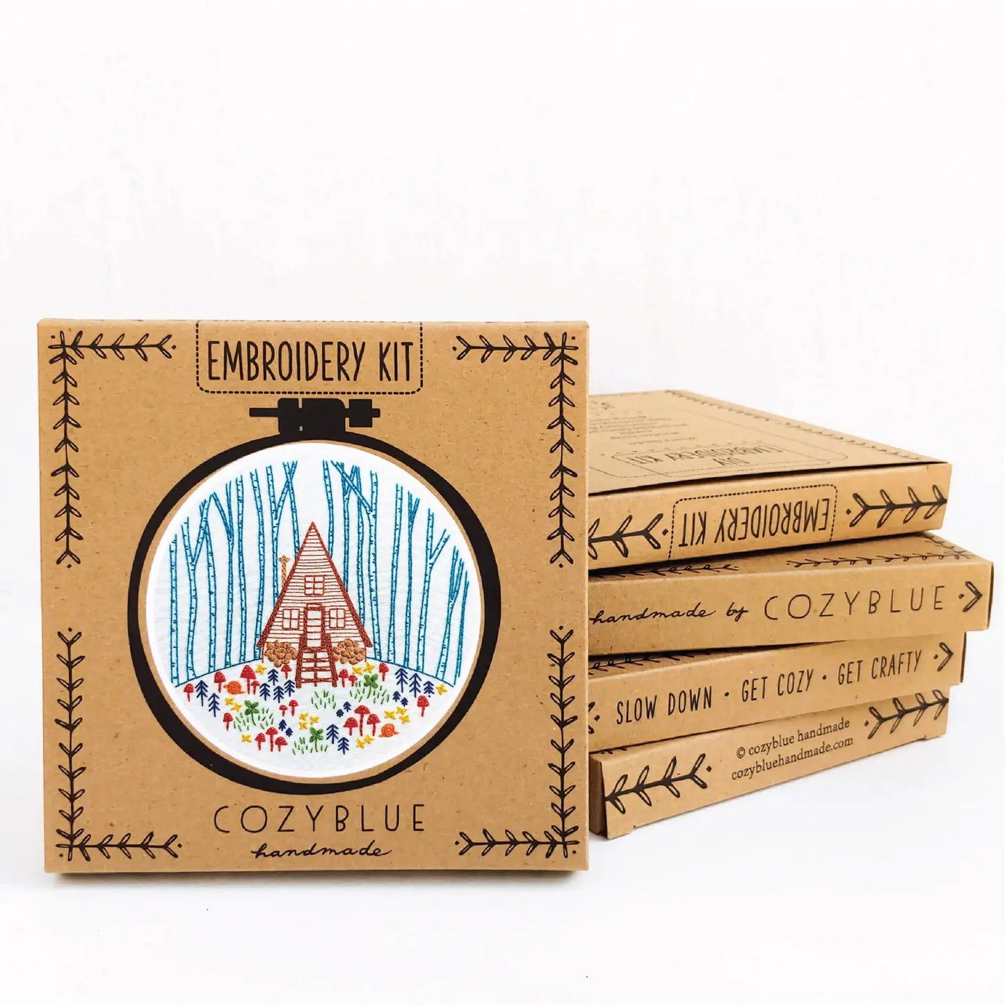 Embroidery Kits - Cozy Blue Handmade