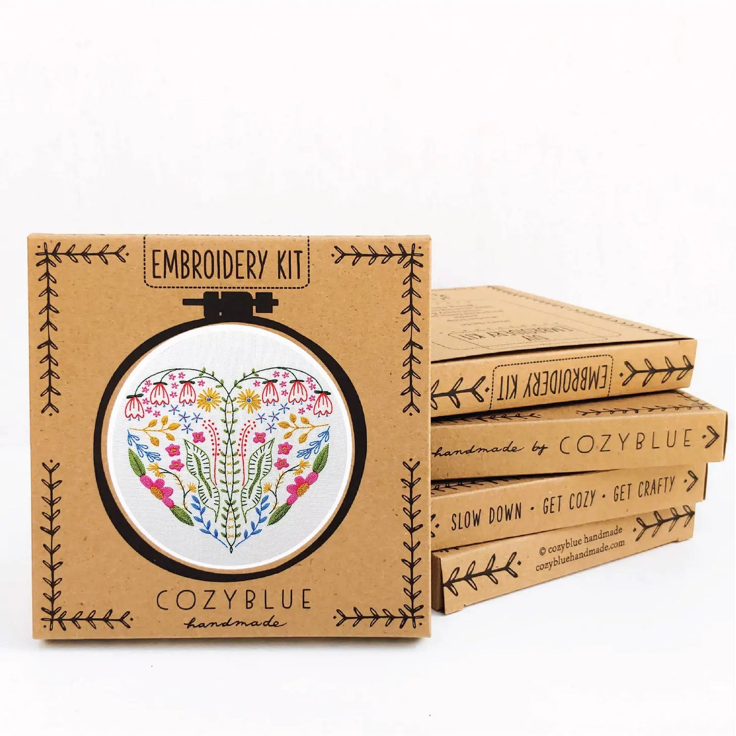 Embroidery Kits - Cozy Blue Handmade
